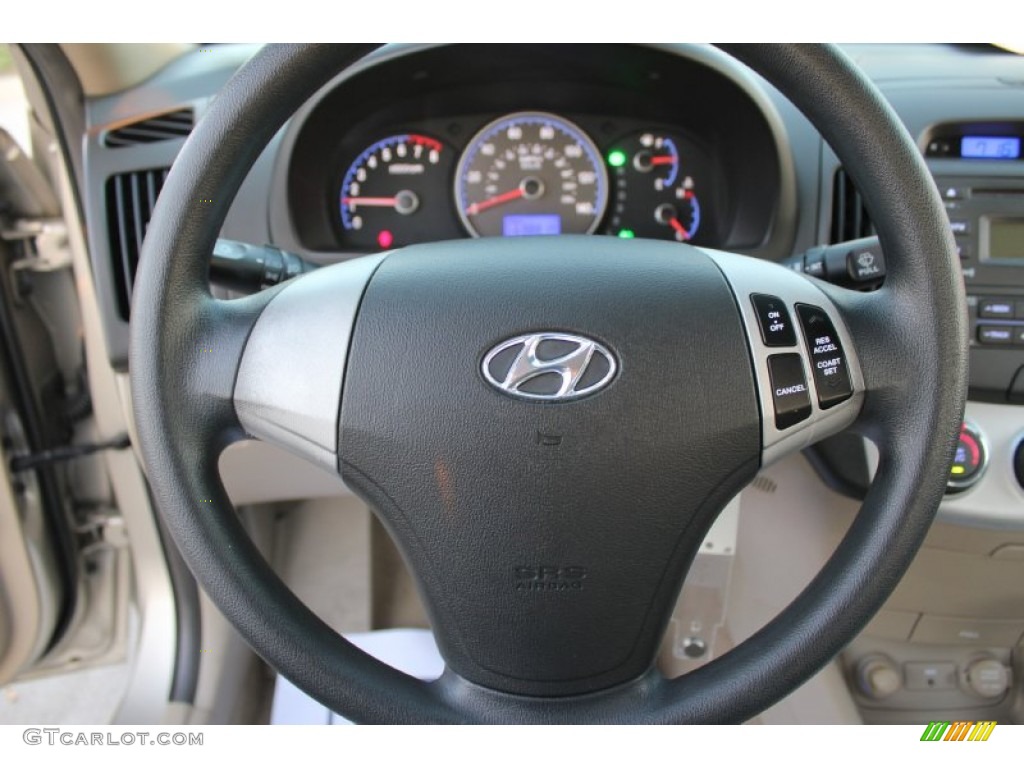 2007 Elantra GLS Sedan - Laguna Sand Beige / Beige photo #27