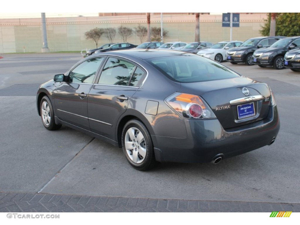 2007 Altima 2.5 S - Dark Slate Metallic / Charcoal photo #5