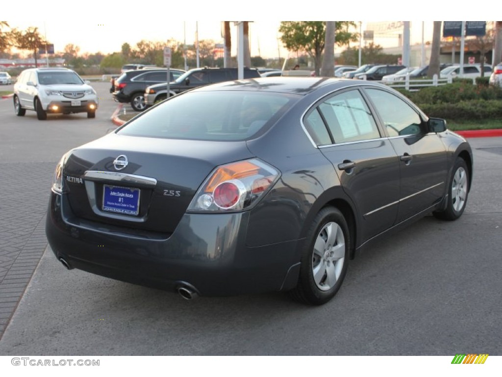 2007 Altima 2.5 S - Dark Slate Metallic / Charcoal photo #7