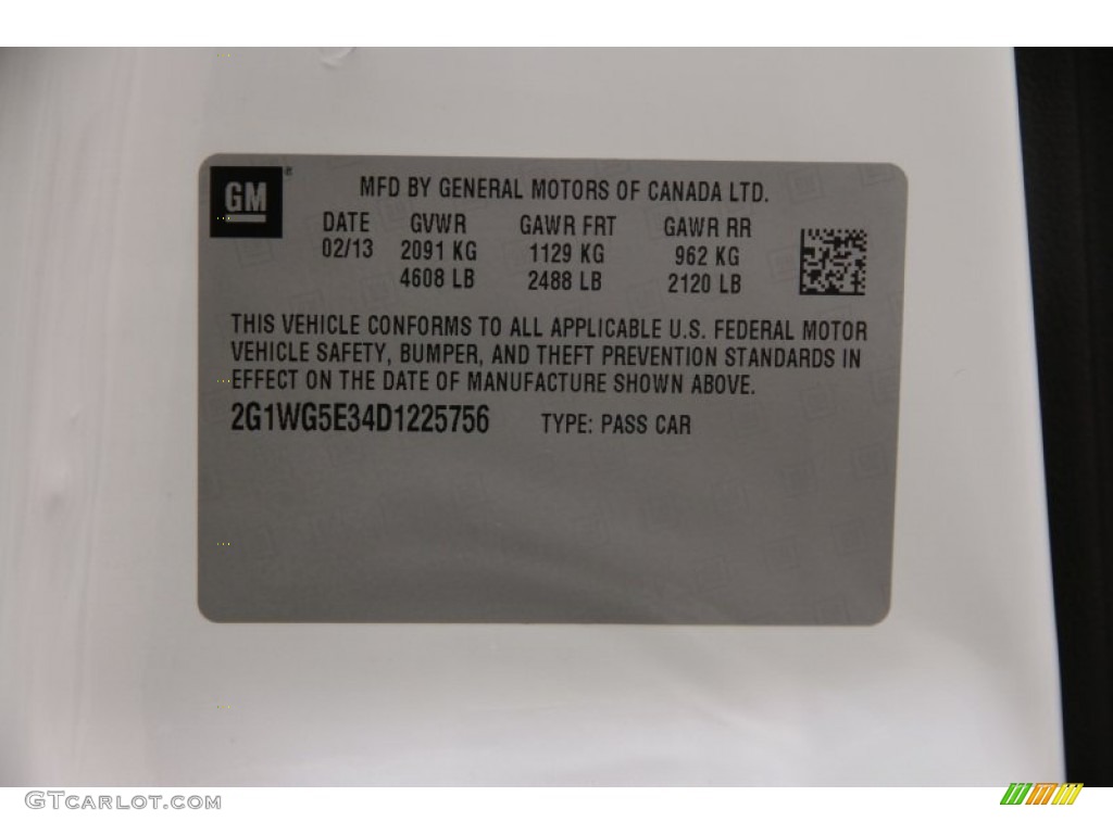 2013 Impala LT - Summit White / Ebony photo #15