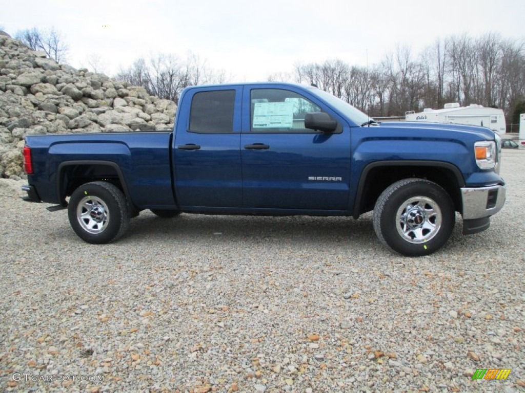 Stone Blue Metallic 2015 GMC Sierra 1500 Double Cab Exterior Photo #99749286