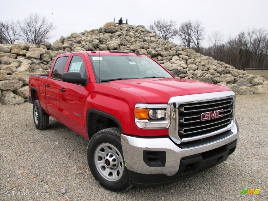 Fire Red 2015 GMC Sierra 2500HD Crew Cab 4x4 Exterior Photo #99749315