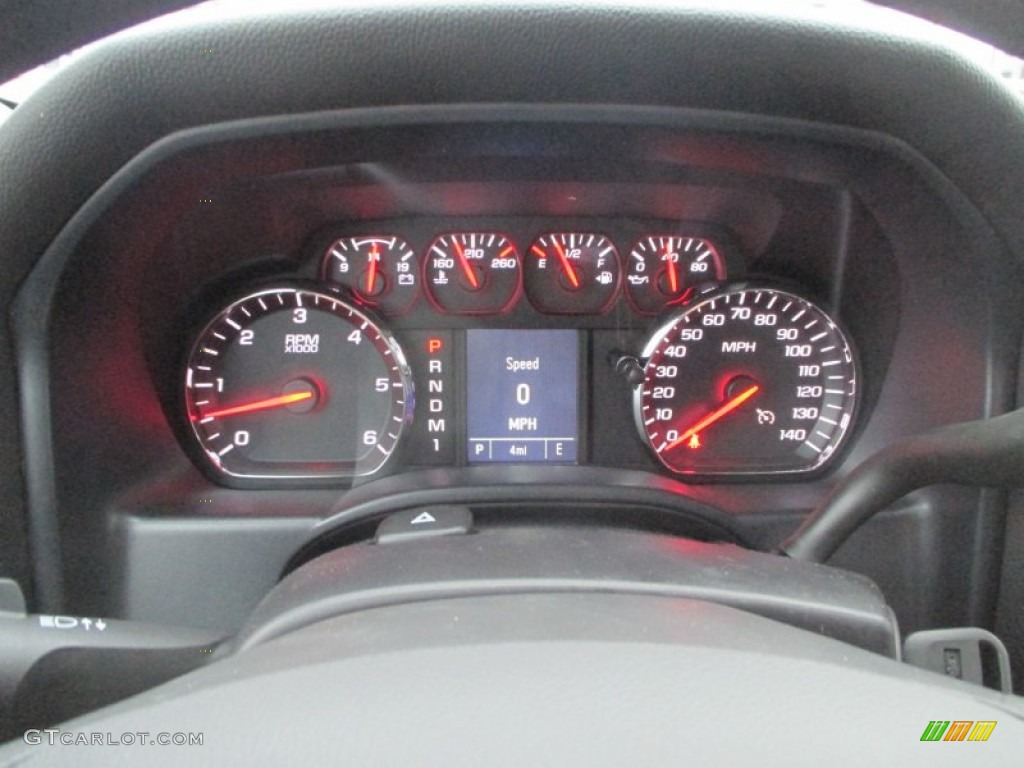 2015 GMC Sierra 2500HD Crew Cab 4x4 Gauges Photo #99749592