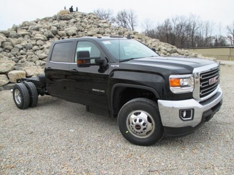 2015 GMC Sierra 3500HD SLE Crew Cab 4x4 Dual Rear Wheel Chassis Data, Info and Specs