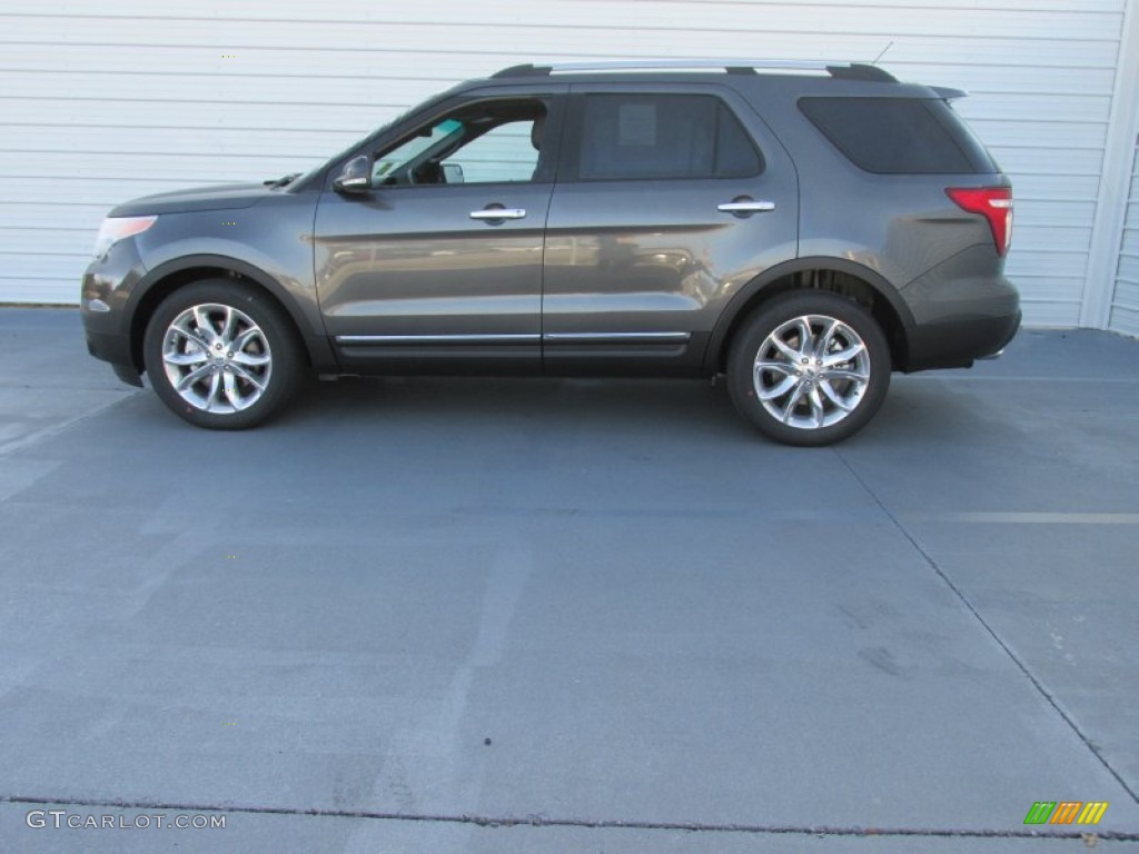 2015 Explorer XLT - Magnetic / Charcoal Black photo #6