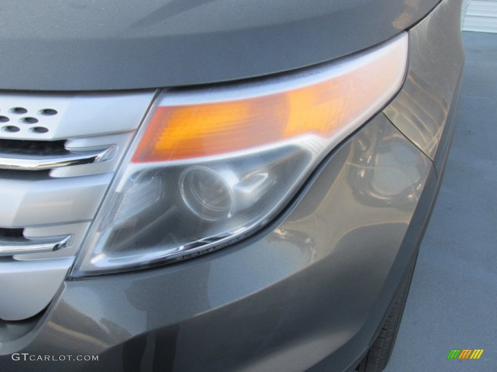 2015 Explorer XLT - Magnetic / Charcoal Black photo #9