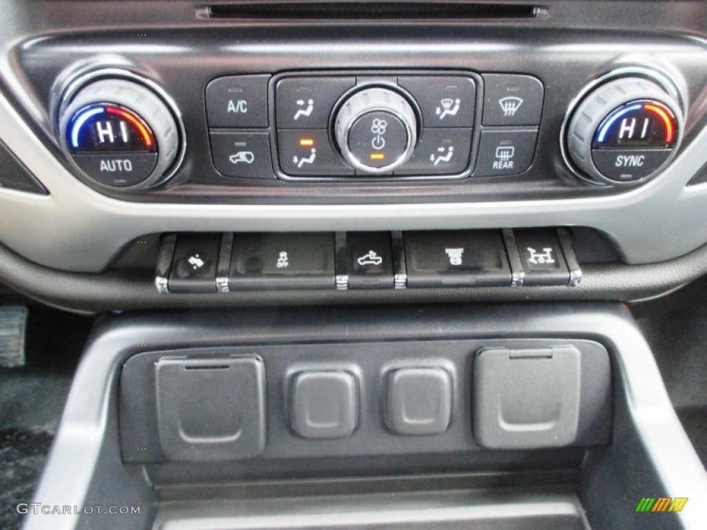 2015 GMC Sierra 3500HD SLE Crew Cab 4x4 Dual Rear Wheel Chassis Controls Photo #99750375