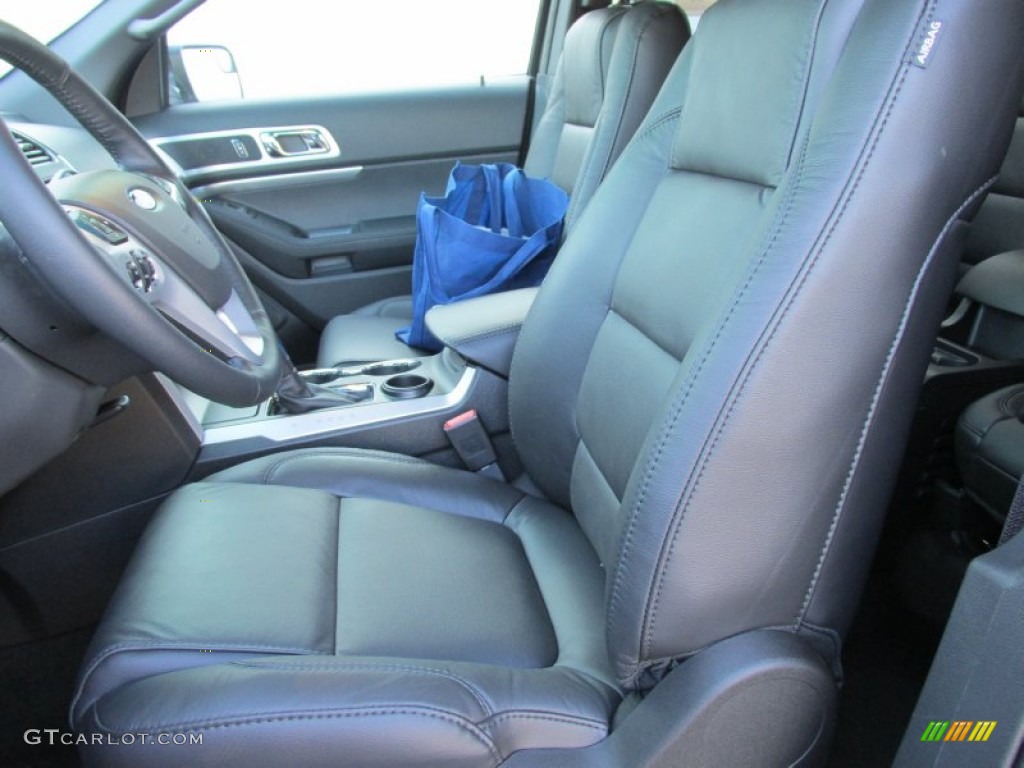 2015 Explorer XLT - Magnetic / Charcoal Black photo #25