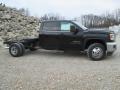 2015 Onyx Black GMC Sierra 3500HD SLE Crew Cab 4x4 Dual Rear Wheel Chassis  photo #41