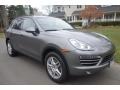 2012 Meteor Grey Metallic Porsche Cayenne   photo #8