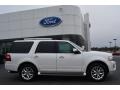 White Platinum Metallic Tri-Coat 2015 Ford Expedition Limited Exterior