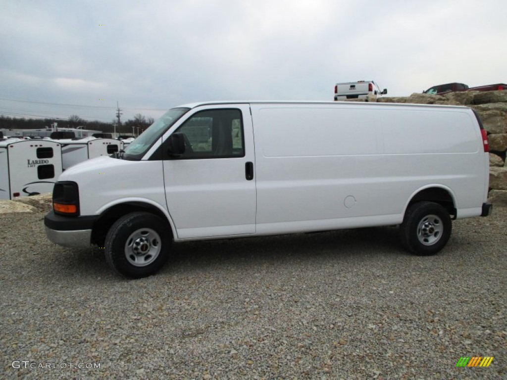 Summit White 2015 GMC Savana Van 2500 Cargo Exterior Photo #99754578