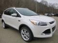 2015 White Platinum Metallic Tri-Coat Ford Escape Titanium 4WD  photo #2