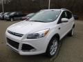 2015 White Platinum Metallic Tri-Coat Ford Escape Titanium 4WD  photo #4