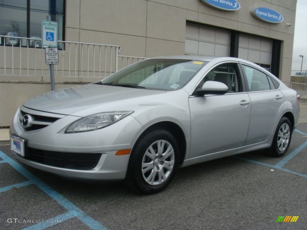 2010 MAZDA6 i Sport Sedan - Brilliant Silver Metallic / Gray photo #1