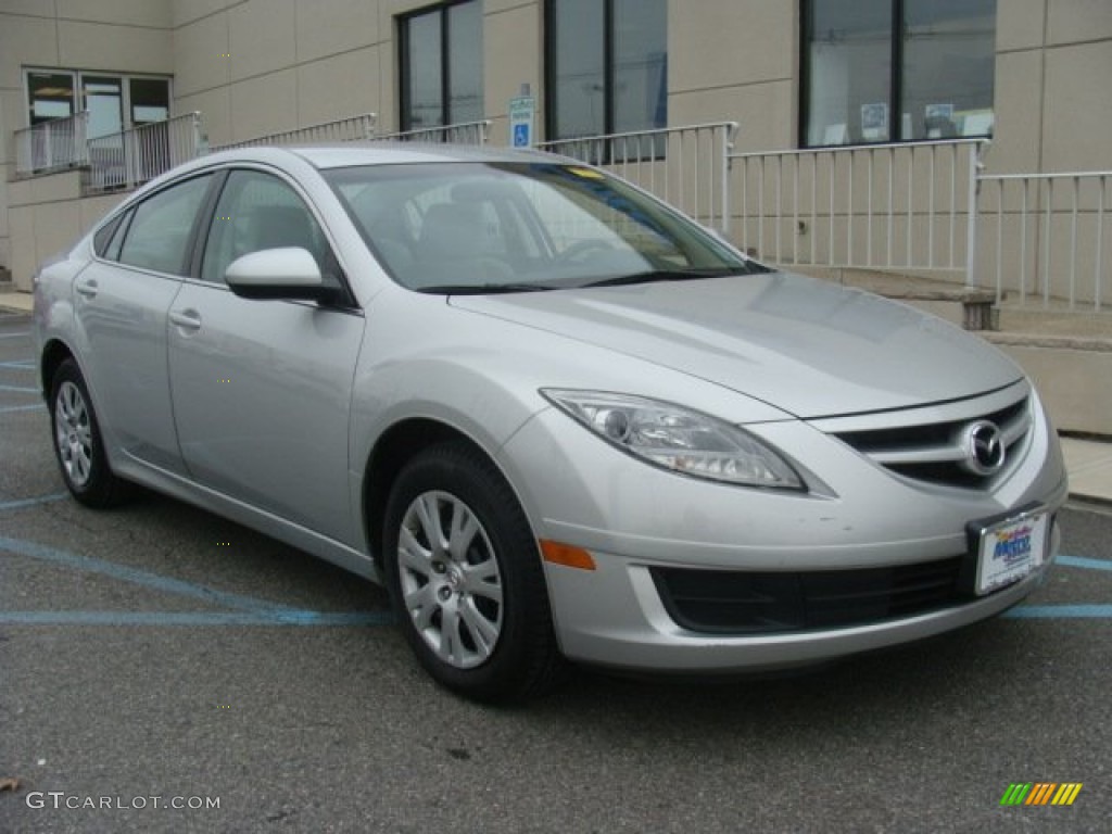 2010 MAZDA6 i Sport Sedan - Brilliant Silver Metallic / Gray photo #8