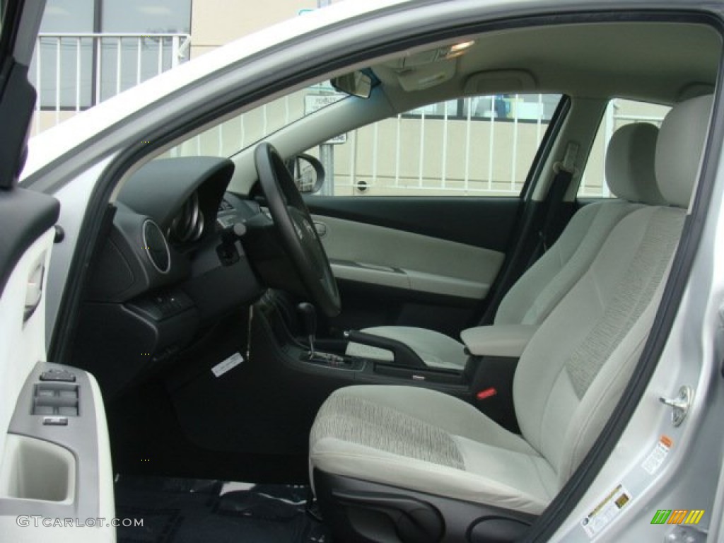 2010 MAZDA6 i Sport Sedan - Brilliant Silver Metallic / Gray photo #12