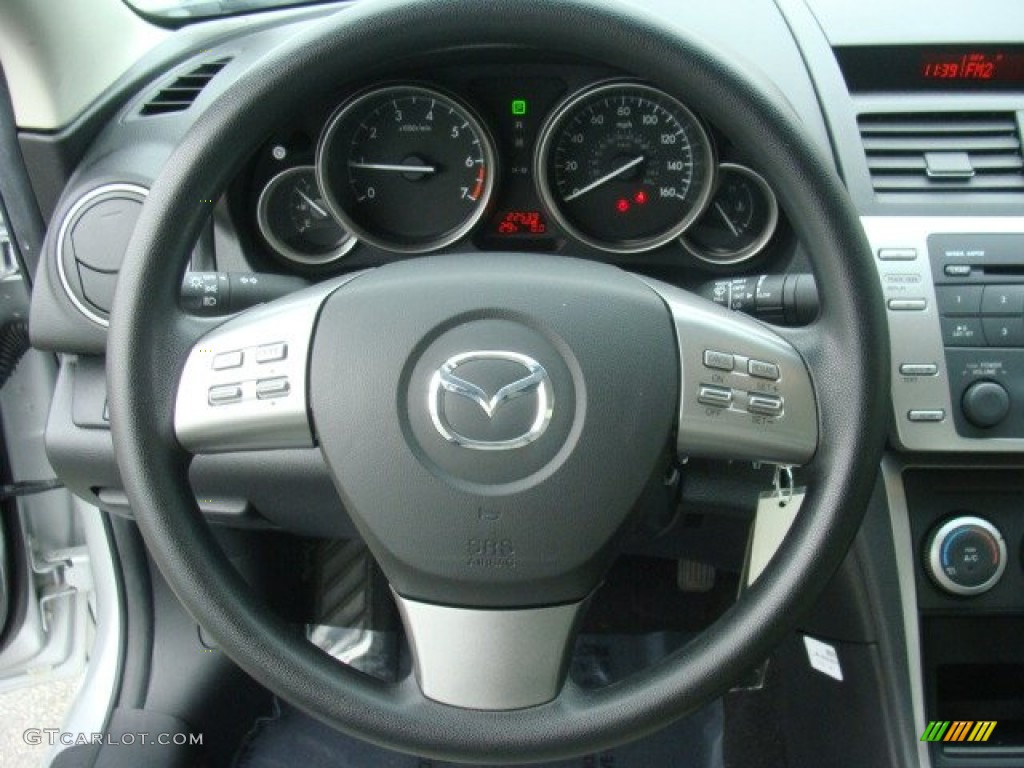 2010 MAZDA6 i Sport Sedan - Brilliant Silver Metallic / Gray photo #14