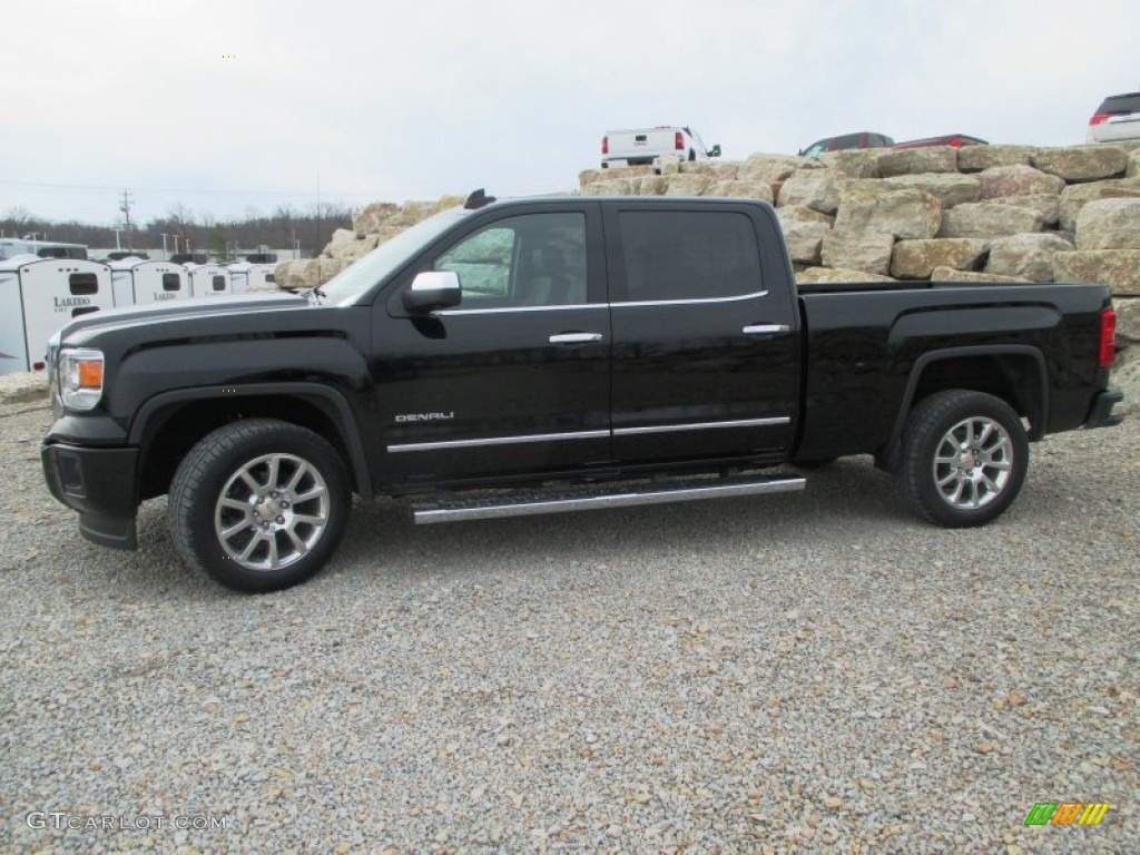 Onyx Black 2015 GMC Sierra 1500 Denali Crew Cab 4x4 Exterior Photo #99756168