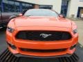 2015 Competition Orange Ford Mustang EcoBoost Coupe  photo #7