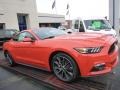 2015 Competition Orange Ford Mustang EcoBoost Coupe  photo #8
