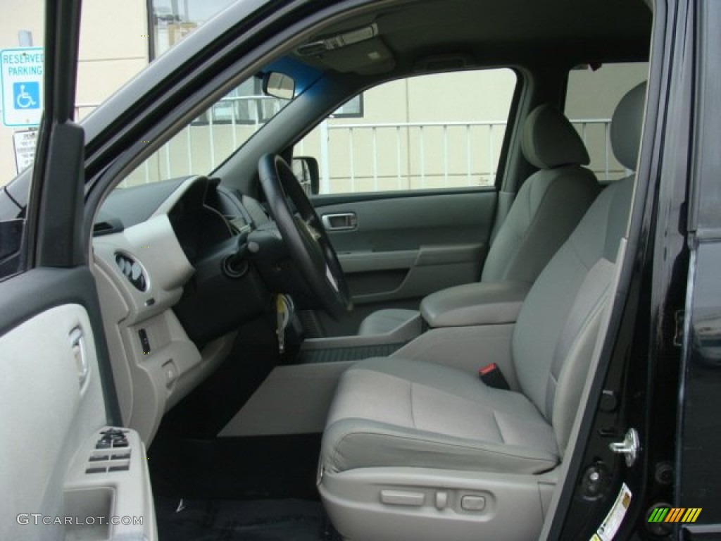 Gray Interior 2009 Honda Pilot EX 4WD Photo #99756770