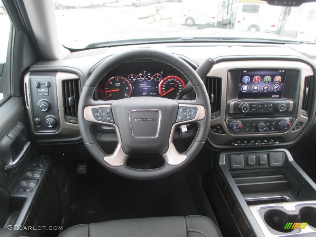 2015 Sierra 1500 Denali Crew Cab 4x4 - Onyx Black / Jet Black photo #33