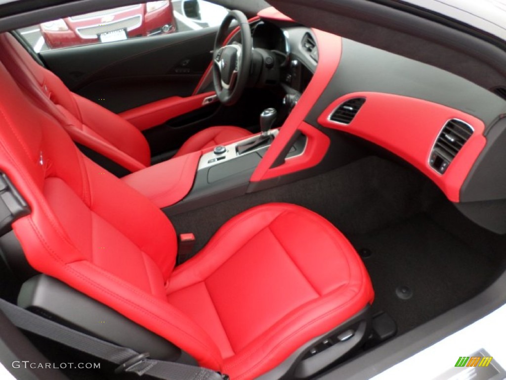 Adrenaline Red Interior 2015 Chevrolet Corvette Stingray Coupe Z51 Photo #99756954