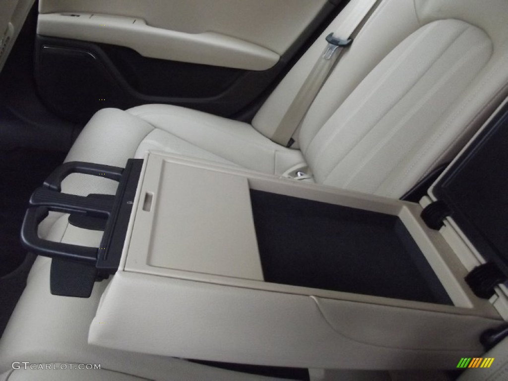 2012 A7 3.0T quattro Premium - Ibis White / Velvet Beige photo #34