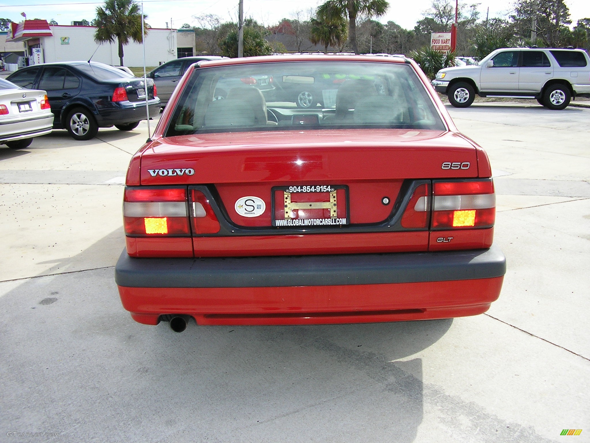1996 850 GLT Sedan - Red / Beige photo #5