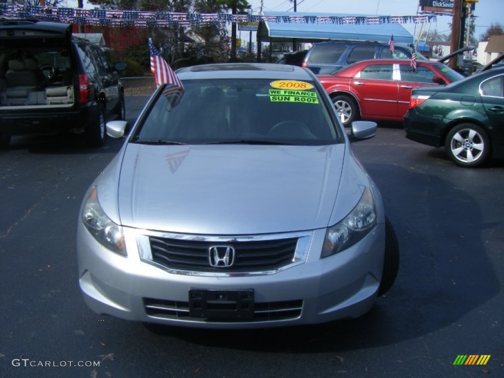 2008 Accord EX Sedan - Alabaster Silver Metallic / Black photo #1