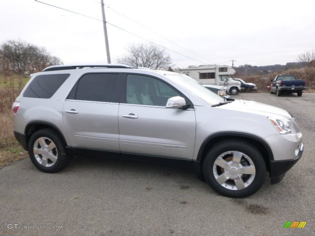 Liquid Silver Metallic 2008 GMC Acadia SLT AWD Exterior Photo #99761934
