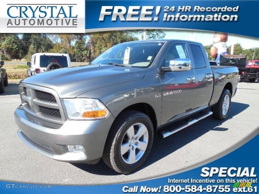 2012 Ram 1500 ST Quad Cab - Mineral Gray Metallic / Dark Slate Gray/Medium Graystone photo #1