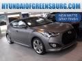 Matte Gray 2015 Hyundai Veloster Turbo