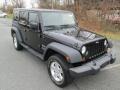 Black 2009 Jeep Wrangler Unlimited X 4x4 Exterior