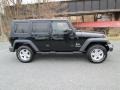 Black 2009 Jeep Wrangler Unlimited X 4x4 Exterior