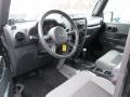 Dark Slate Gray/Medium Slate Gray Interior Photo for 2009 Jeep Wrangler Unlimited #99763455