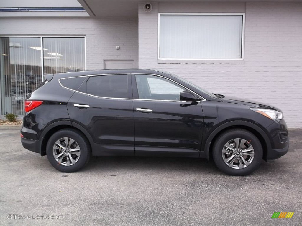 2015 Santa Fe Sport 2.4 AWD - Twilight Black / Gray photo #2