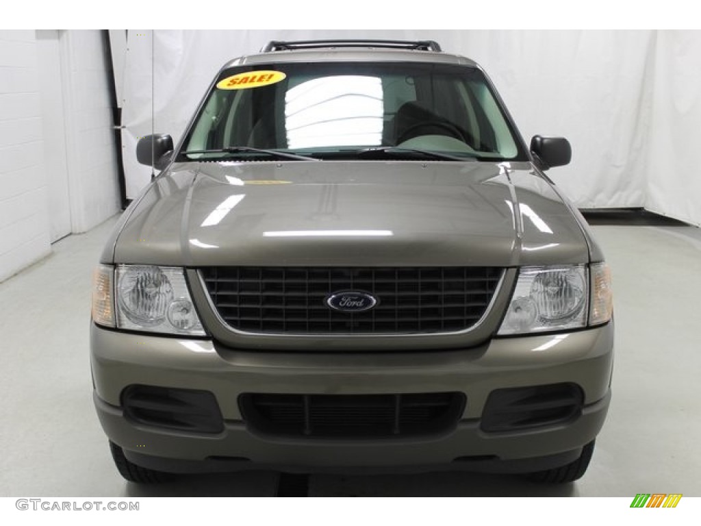 2002 Explorer XLT 4x4 - Mineral Grey Metallic / Medium Parchment photo #3
