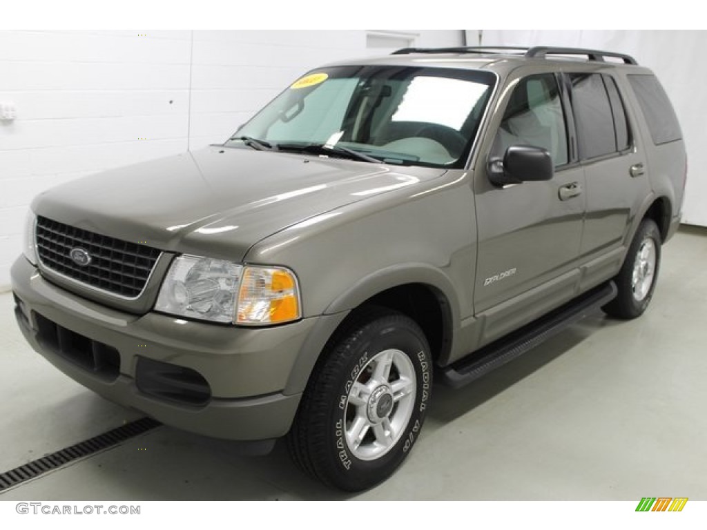 2002 Explorer XLT 4x4 - Mineral Grey Metallic / Medium Parchment photo #5
