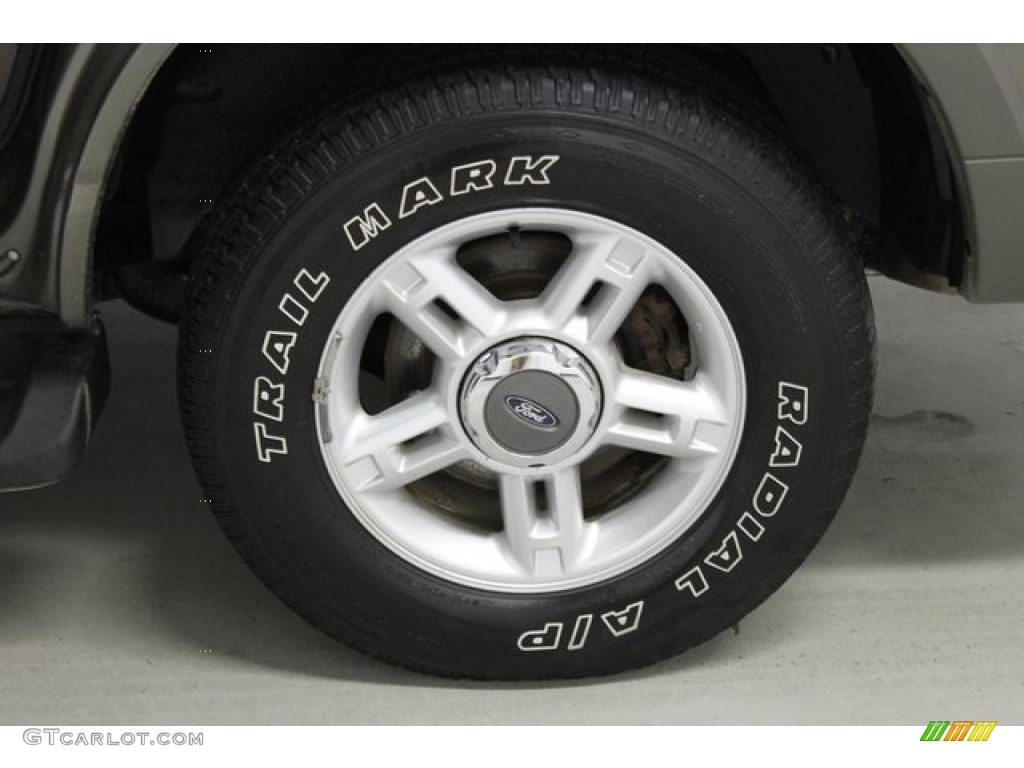 2002 Explorer XLT 4x4 - Mineral Grey Metallic / Medium Parchment photo #16