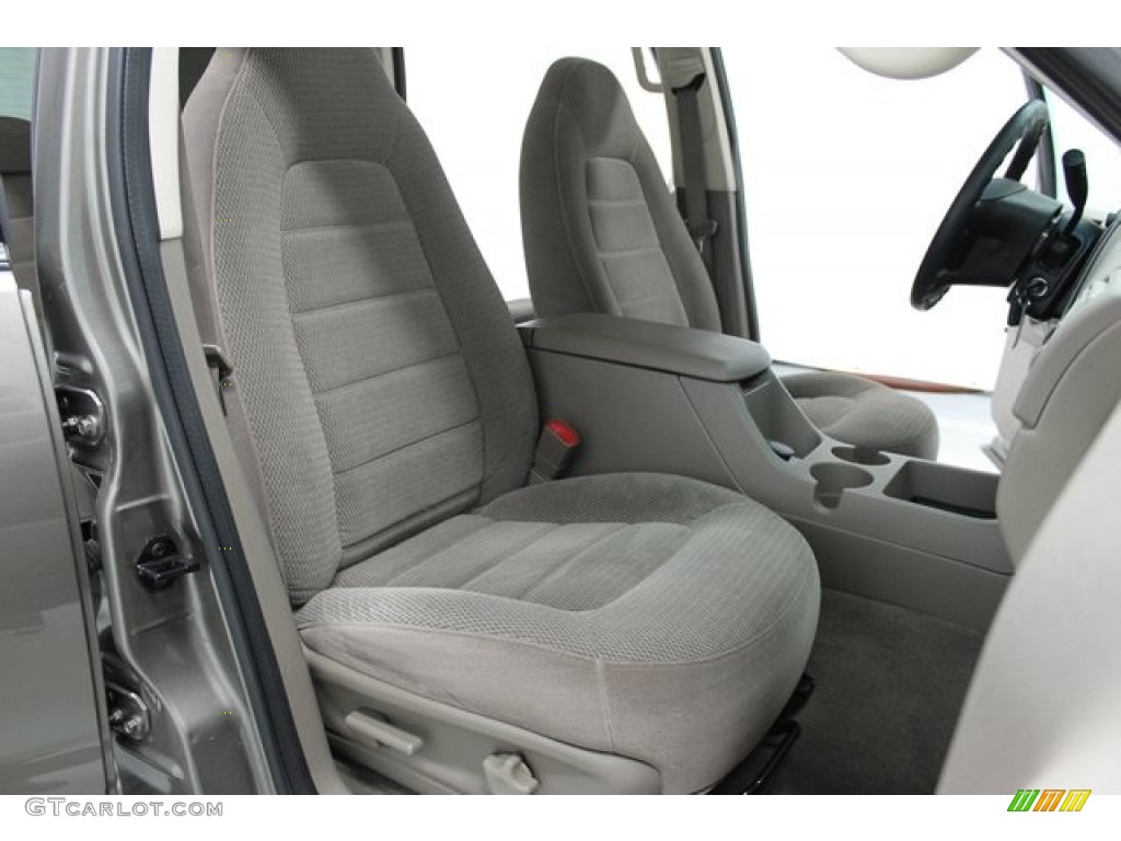 2002 Explorer XLT 4x4 - Mineral Grey Metallic / Medium Parchment photo #19