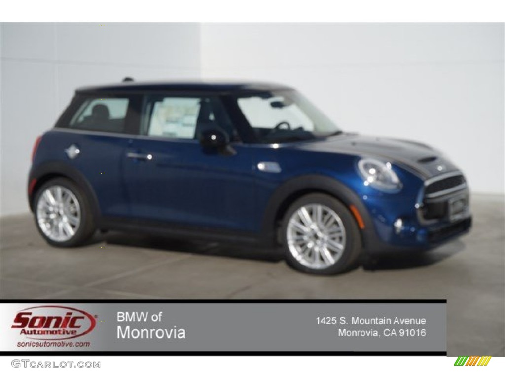 2015 Cooper S Hardtop 2 Door - Deep Blue Metallic / Carbon Black photo #1