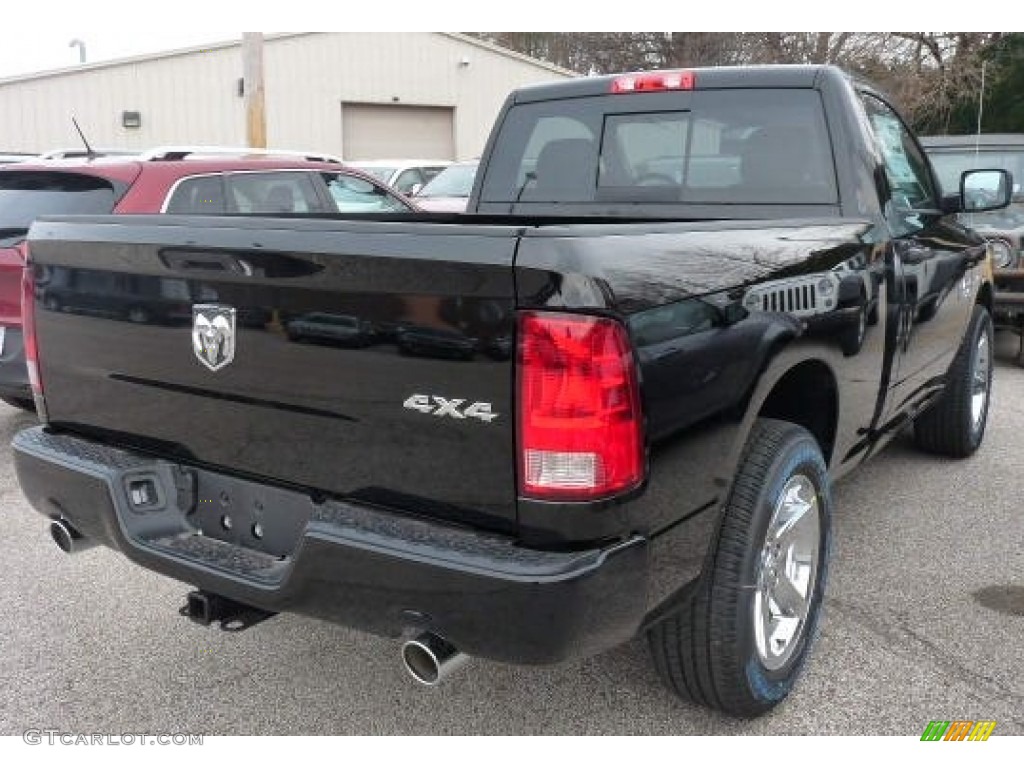 2015 1500 Express Regular Cab 4x4 - Black / Black/Diesel Gray photo #2