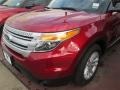 2015 Ruby Red Ford Explorer XLT  photo #3