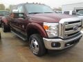 2015 Bronze Fire Ford F350 Super Duty Lariat Crew Cab 4x4 DRW  photo #1