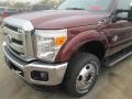 2015 Bronze Fire Ford F350 Super Duty Lariat Crew Cab 4x4 DRW  photo #6