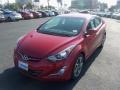 2015 Geranium Red Hyundai Elantra Limited Sedan  photo #3