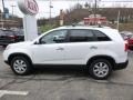 Snow White Pearl 2012 Kia Sorento LX Exterior