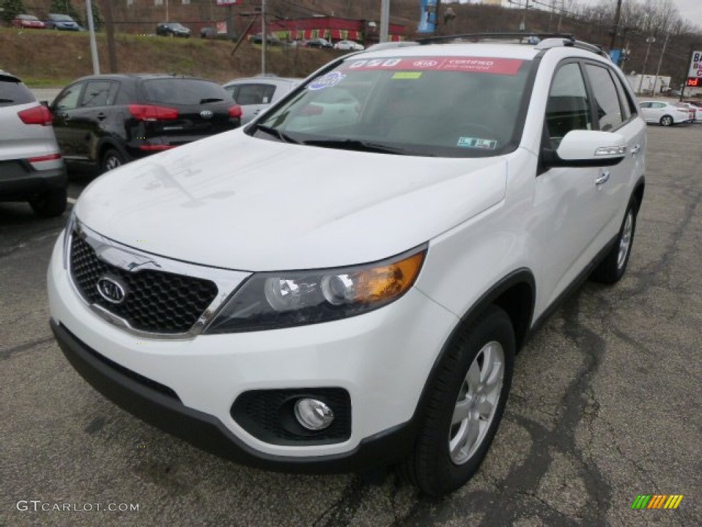Snow White Pearl 2012 Kia Sorento LX Exterior Photo #99766466